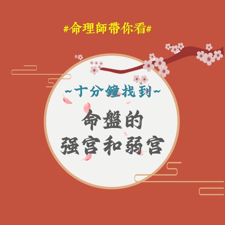 找找看你的命盤優點和缺點是什麼~~